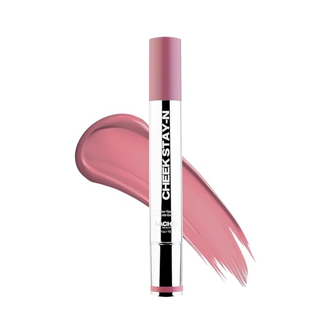 Sacheu Cheek STAY-N Liquid Blush for Cheeks — High Pigment, Buildable, Lightweight Cream Blush for Dewy & Radiant Flushed Cheeks — Long-lasting & Cruelty Free, I'm Guilty