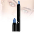 Eyeshadow Shimmer Stick, 16 Color Highlighter Eyeshadows Pencil Waterproof Glitter Eye Shadow Eyeliner Pen, Waterproof Eyeshadows Shimmer Stick Long Lasting Brightener Eyeshadow (13 Dark Blue)