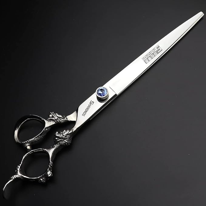 Professional Slim Japanese Hairdressing Scissors Set - 6/7/8/9 Inch, Men or Women Hairdressing Scissors (9 Inch Flat)