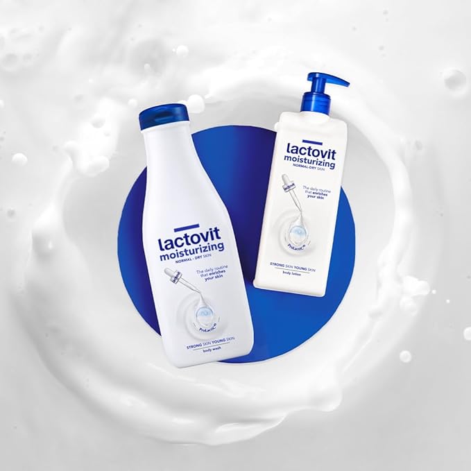 Lactovit | Moisturizing Body Wash | Hydrating Shower Gel | For all Skins | With ProLactiC10, Collagen & Elastin Booster | Smooth & Youthful Skin | Dermatologist Recommended | 6 x 600 ml