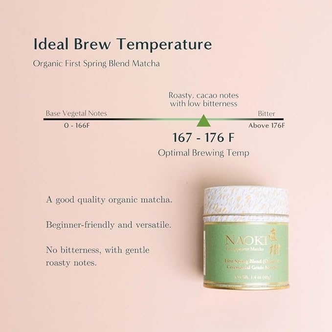Naoki Matcha Organic Ceremonial First Spring Blend – Authentic Japanese First Harvest Ceremonial Grade Matcha Green Tea Powder from Kagoshima, Japan (100g / 3.5oz)