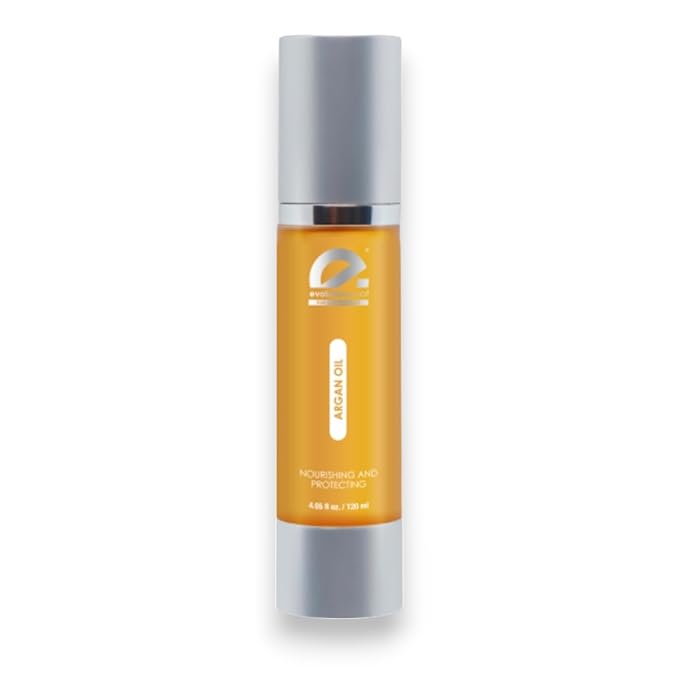 EvolutionProof Argan & Keratin Hair Oil – Anti-Frizz Shine Booster with Humidity Protection – Lightweight Leave-In Oil for All Hair Types – 1.75 oz