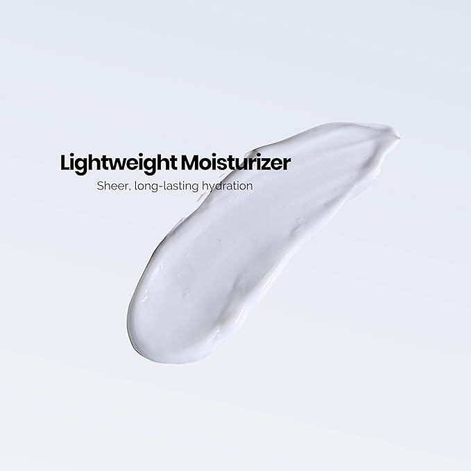 Koope Lightweight Face Cream, Moisturizer For Oily & Acne-Pron Skin, Sheer Hydration with Ceramides, Niacinamide & Hyaluronic Acid, Free of Parabens, Sulphates & Fragrances, Vegan, 1.69 FL OZ