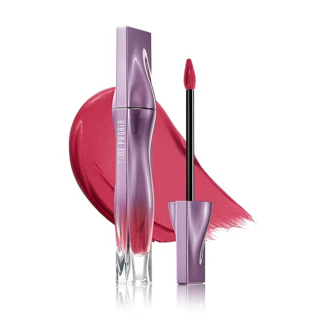 NEBULA VELVET LIP CREAM-Long Lasting Lip Stain, Waterproof and Transferproof Lip Tint, Matte Finish, Smooth Out Lip Lines, Lightweight & High Coverage, Stocking Stuffers (03 ELARA)