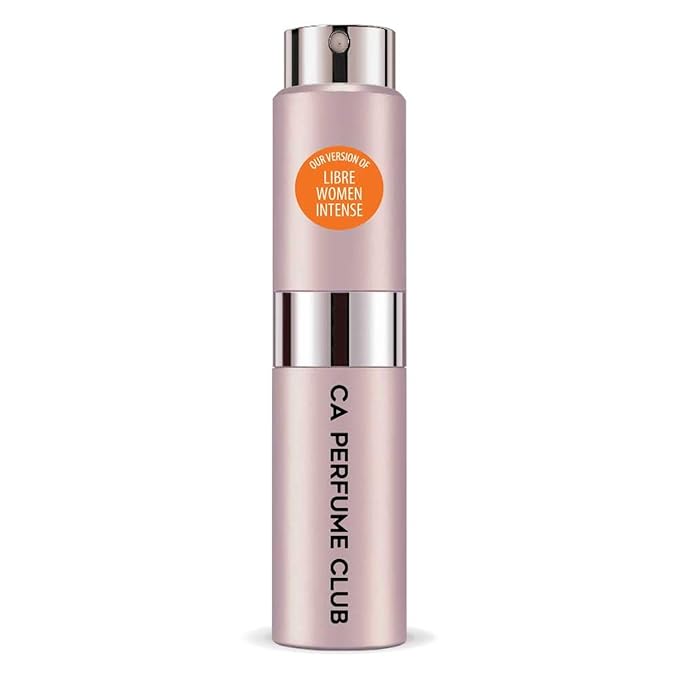CA Perfume Impression of Libre Women Intense Amber Fougere Scent Long Lasting Perfumes for Women Eau De Parfum Travel Size Refillable Atomizer Spray 0.27 Fl Oz 8ml