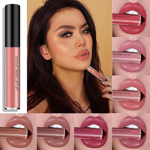 12 Colors Lips Staining Lip Oil, 2025 Upgrade Cream Texture Lipstick Long-Lasting Moisturizing Lip Oil, Waterproof Lipstick Creamy Lip Gloss Non-stick to Cup (#5, One Size)