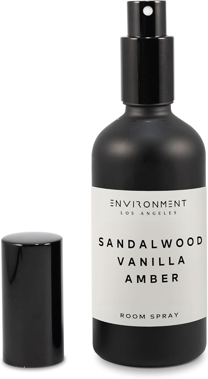 ENVIRONMENT Inspired by 5-Star Resort HCS Room Spray, 100ml Air Freshener (Sandalwood | Vanilla | Amber) Home Fragrance Accessories, Room Perfume, Room Deodorizer, Vegan & Cruelty-Free