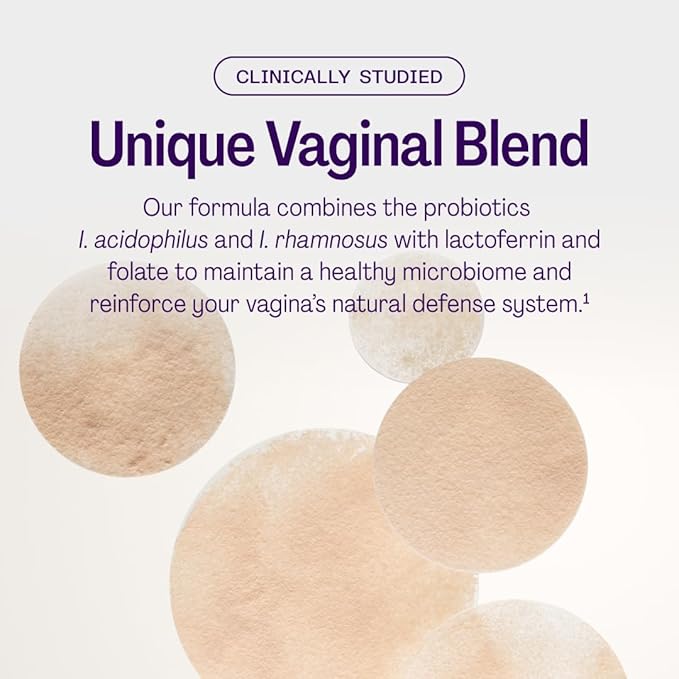 Clairvee by Bonafide. Vaginal Probiotic for Relief from Odor, Itching, & Discharge. — 3-Month Supply (45 Capsules)