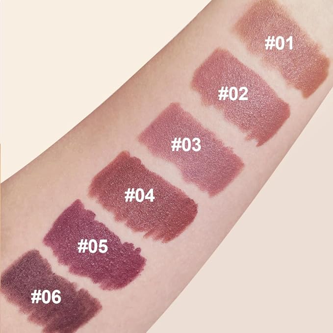 BINGBRUSH 2 in 1 Lip Liner and Lipstick Combo, Matte Lipstick Long Lasting Waterproof Lip Pencil Crayon, Smudge Proof Lip Stain,Hign Pigmented Women’s Lip Makeup(02#Blush Whisper)