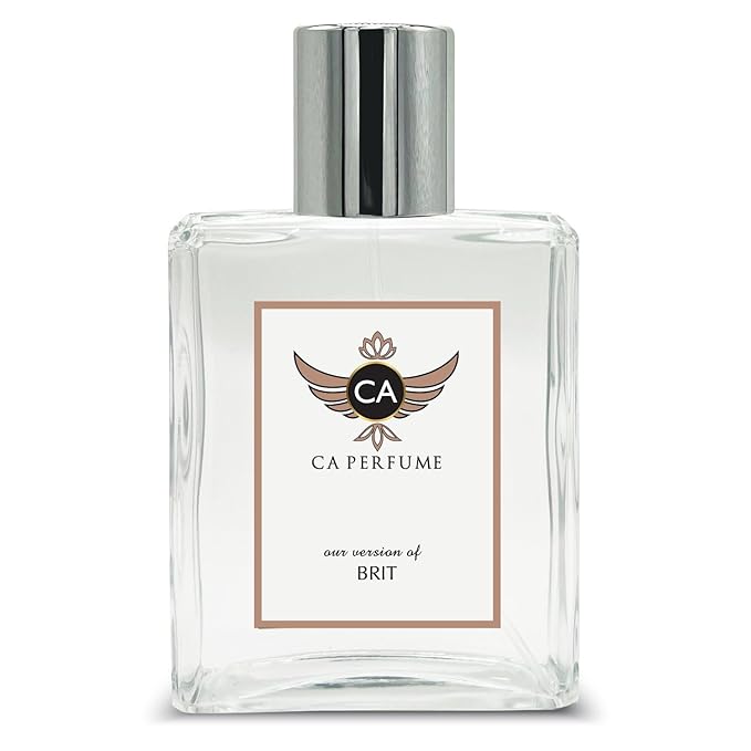 CA Perfume Impression of Brit For Women Replica Fragrance Dupes Eau de Parfum Spray Bottle 3.4 Fl Oz/100ml-X1