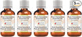 Greenwood Essential Pure Clementine Essential Oil (Citrus Clementina) Steam Distilled (Pack of Five) 100ml X 5(16.9 oz)