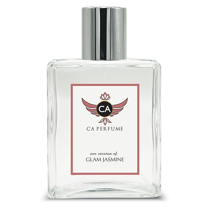 CA Perfume Impression of Michael Glam Jasmine For Women Replica Fragrance Dupes Eau de Parfum Spray Bottle 3.4 Fl Oz/100ml-X1