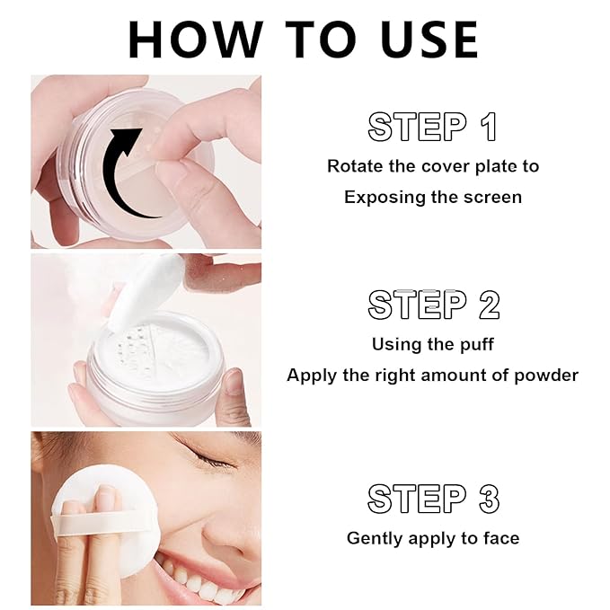 Mineral Powder Foundation, SPF 35, Sunscreen Lightweight Loose Powder, Hydrating Fair Neutral Coverage, Natural Finish Base Makeup (Solar Linen)