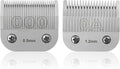 Professional Detachable Replacement Ceramic Blades set,compatible with oster Classic 76/Star-Teq/Power-Teq andi A*dis AGC,BDC,BGC,MBG Series Clippers (size 000+0A)