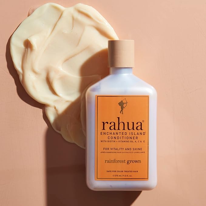 Rahua Enchanted Island Hair Conditioner Refill, Vegan, Deep Conditioning for Medium to Thick Hair, Strengthening Formula with Biotin, Oil, Quinoa, Pomegranate, Coconut & Guava Scent, 9.5 Fl Oz