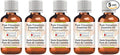 Greenwood Essential Pure Cinnamon Essential Oil (Cinnamomum zeylanicum) Steam Distilled (Pack of Five) 100ml X 5(16.9 oz)