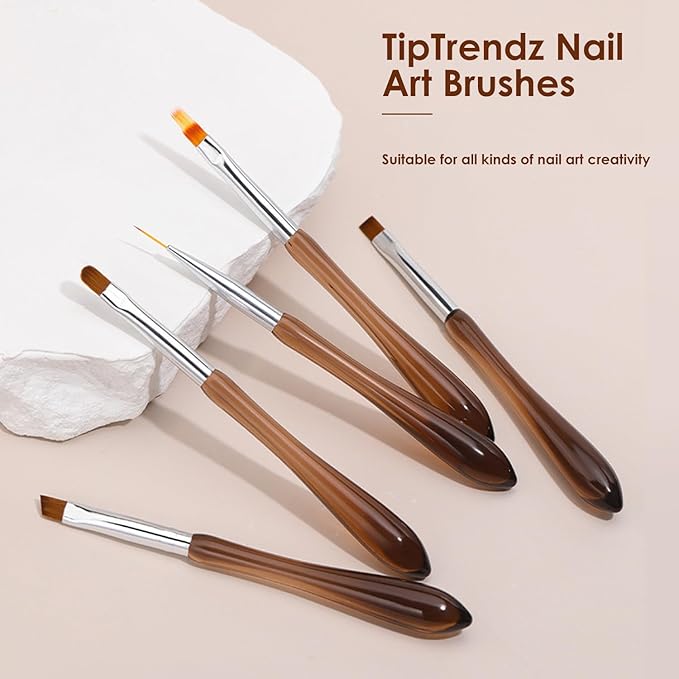 Nail Art Brushes Fan Shaped Pen, Gradient Brush, Nail Drawing Pen For Home DIY Salon Use, 05