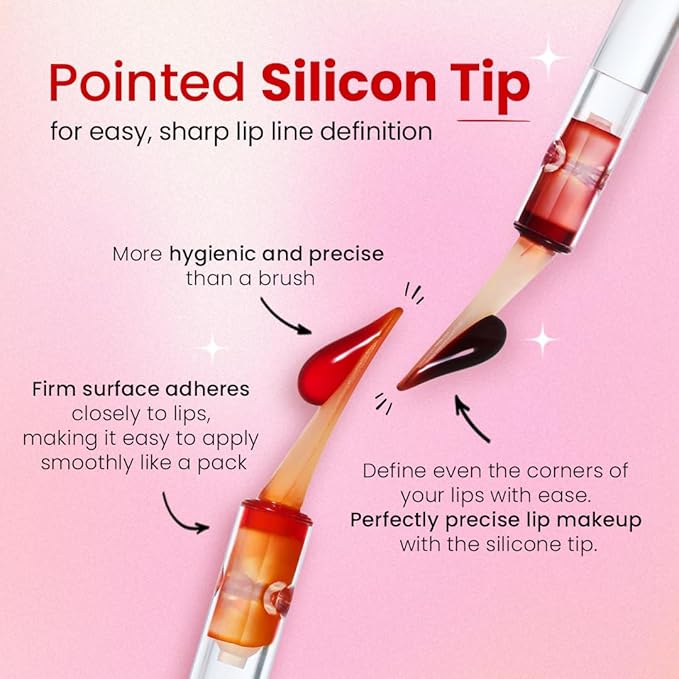 Peel Off Waterproof Lip Tattoo 6g - 24h Long Lasting Korean Lip Stain, Transfer Proof Matte Blush Red with plumping effect (Daisy Coral)