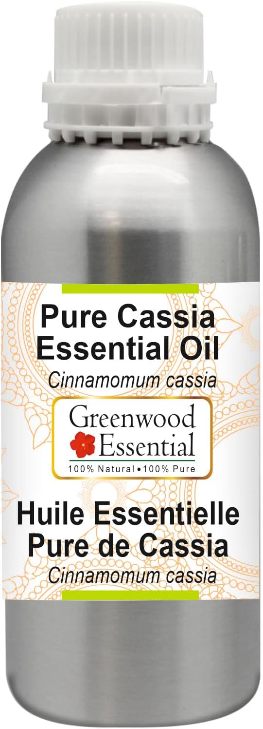 Greenwood Essential Pure Cassia Essential Oil (Cinnamomum Cassia) Steam Distilled 1250ml (42.2 oz)
