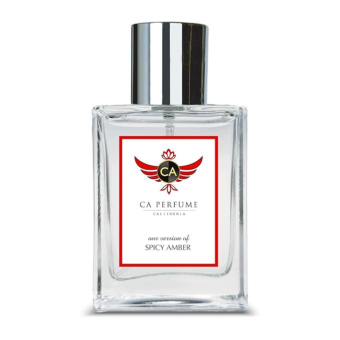 CA Perfume Originals Spicy Amber for Women and Men Long Lasting Unisex Fragrance Eau De Parfum 1.7 Fl Oz 50ml