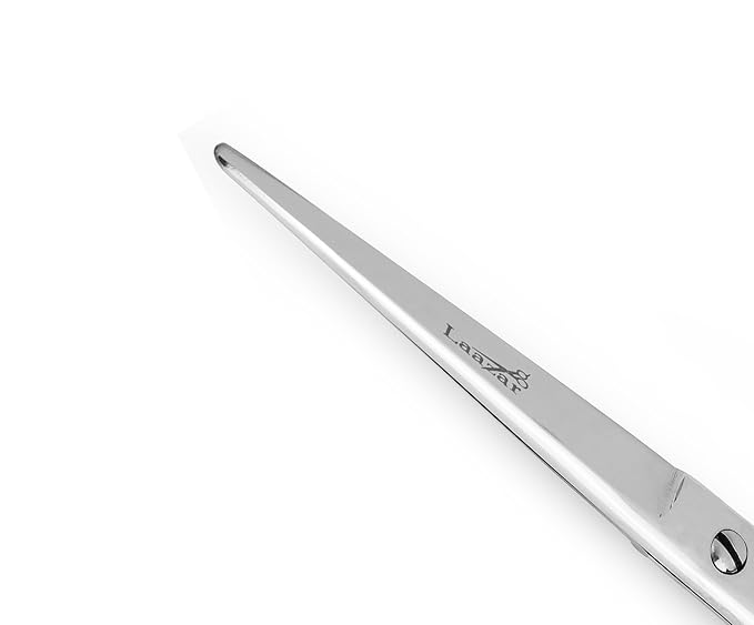 Laazar 6.5 Inch Straight Hair Cutting Scissors | Professional Hairdresser Trimming Shears with Premium Japanese Steel Blade | Extra Sharp | Grooming Tools for Men, Women, Pro Barber, or Hair Salon