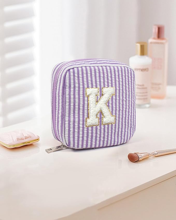 LETGO Gifts for Women, Makeup Bag Make Up Bag Pouch Cosmetics Organizer Bag Cute Makeup Bag Gift for Wife Personalized Best Friend Graduation Gifts for Her Birthday Gifts Gifts Sister Daughter Gifts