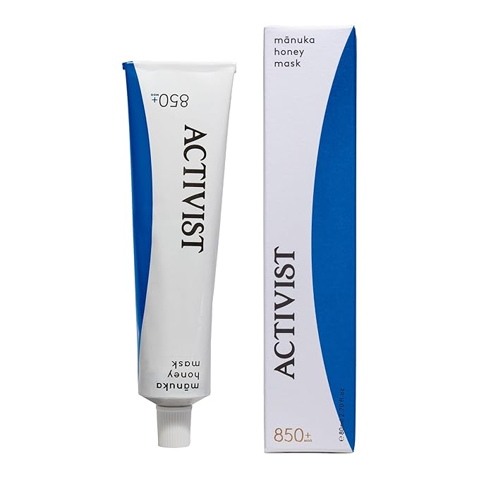 ACTIVIST Manuka Honey Mask 850+MGO | Product of New Zealand | Certified Non-GMO | Hydrating, Repairing, Cleansing (80 mL | 2.7 fl oz)