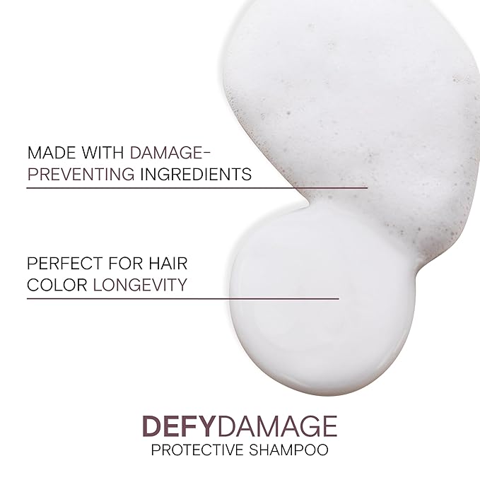 Joico Defy Damage Protective Shampoo | For Color-Treated Hair | Strengthen Bonds & Preserve Hair Color | With Moringa Seed Oil & Arginine | 1.7 Fl Oz