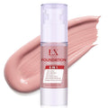 6-in-1 Makeup Infused with 1% Hyaluronic Acid- Matte + Poreless Liquid Foundation For A Glowing & Soft-Focus Look, Suitable for All Skin Types (201 Medium, 6-in-1 Makeup Foundation)