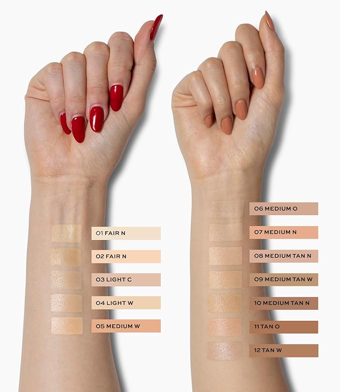 MAKE Beauty Skin Mimetic Concealer Buildable Medium Coverage Hydrating Concealer for Dark Circles Spot Concealing Brightening Crease-Free, Including Mature Skin. Radiant Finish. 10 Medium Tan Neutral