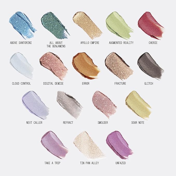 aboutface Fractal Glitter Eye Paint Digital Demise – Smudge-Proof, Long-Lasting Liquid Eyeshadow – Intense Sparkle with Mousse Texture – Vegan, Cruelty-Free – 0.13oz (Cinnamon)