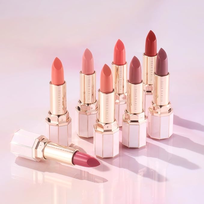 DEARDAHLIA Lip Paradise Sensual Lip Glow (Luna) - Weightless Hydrating Vegan Lipstick with Glossy Finish, Natural Radiant Glow & Shea Butter Nourishment. 0.11 oz