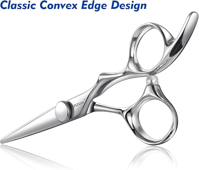 Professional Hair Cutting Shears 5.5 Inch, Barber Hairdressing & Hairstyling Hair Scissors with Razor-Sharp Blades & Cobalt Alloy Steel for Wig Bangs Layers, Women Men Haircutting Tool