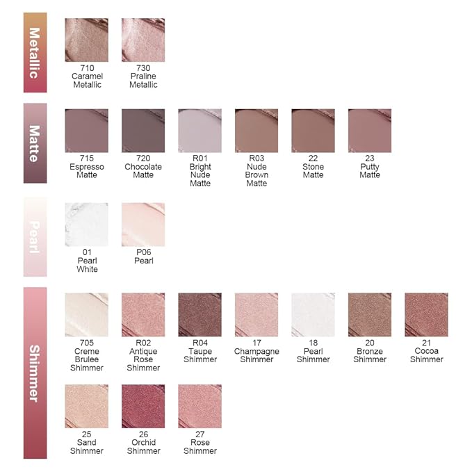 Kaely Single Cream Eyeshadow Pot, Chocolate Matte Eye Shadow for Older Women High Pigmented Waterproof, Natural Eyeshadow Palette Makeup Brightener, sombras en crema para ojos, Blendable, 720