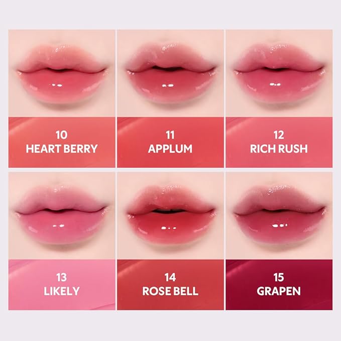 TIRTIR Waterism Tinted Lip Gloss #01 Mauve Rose, 0.14 Fl Oz – Kiss Ready Lipgloss, 12H Long Lasting Non Sticky Natural Tinted Glow Korean Multiuse Cheek and Lip Tint for Women gift