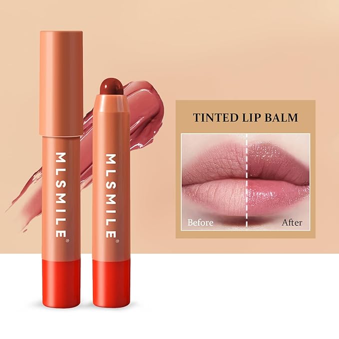 Lip Gloss, Lipstick 3 Step Makeup in 1 Swipe, Multi Use Lip Gloss, Cream Blush Eyeshadow base, Lip Stain Waterproof & Transfer Proof, Hydrating Wear & Vegan #Coral