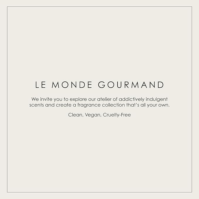 Le Monde Gourmand Crème Vanille Eau de Parfum - 1 fl oz (30 ml) - Warm Vanilla, Jasmine, Amber Perfume Notes