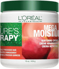 L'Oreal Paris Natures Therapy Mega Moisture Nurturing Creme, 16 Ounce