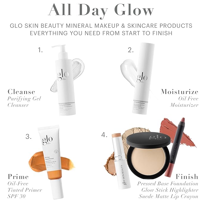 Glo Skin Beauty Pressed Base Powder Foundation Makeup (Tawny Light) - Flawless Coverage for a Radiant Natural, Second-Skin Finish