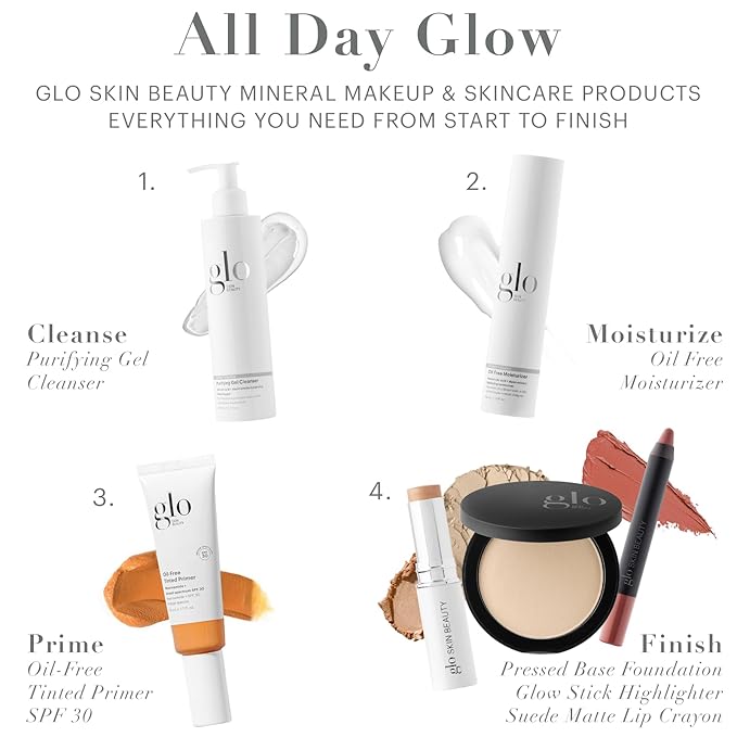 Glo Skin Beauty Pressed Base Powder Foundation Makeup (Chestnut Medium) - Flawless Coverage for a Radiant Natural, Second-Skin Finish