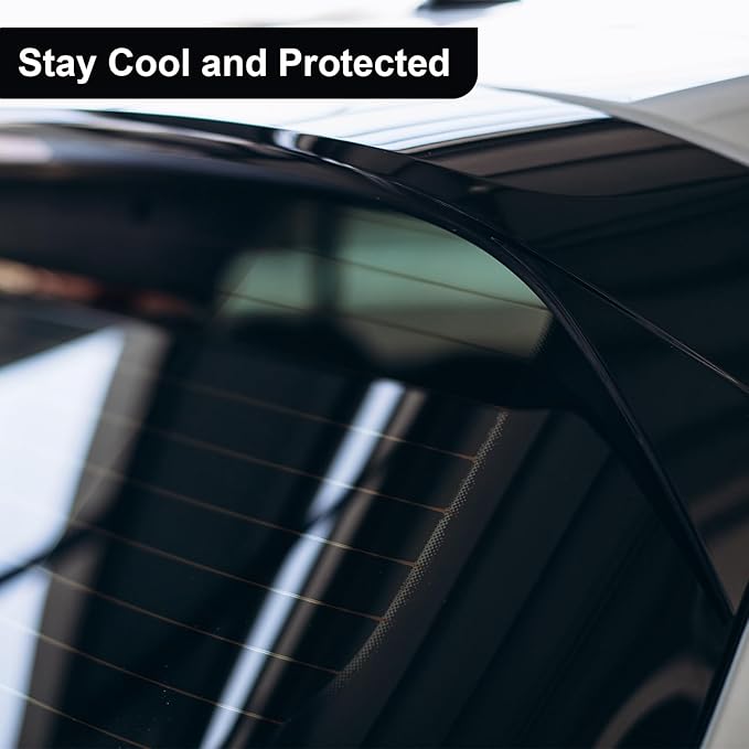 Auto Window Tint Film Roll - 5% VLT Privacy, UV Protection, Scratch & Heat Resistant - Blackout Shade for Car Windows - Nano Carbon Formula - Automotive Baby Protection - 24" x100' Roll