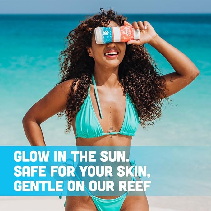 SPF 30 Sunscreen Lotion 16oz 2-Pack - Reef Act Compliant no 67 Octinoxate & Oxybenzone Free - Sun Screen Broad Spectrum UVA/UVB - Sunscreen Waterproof and Non-Greasy