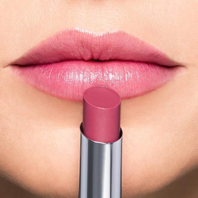ARTDECO Color Booster Lip Balm in rose - nourishing lip balm with color-adapting pigments - lip plumper with spearmint flavor - prevents dryness & chapping - lip care with kernel oil - 0.1 Oz