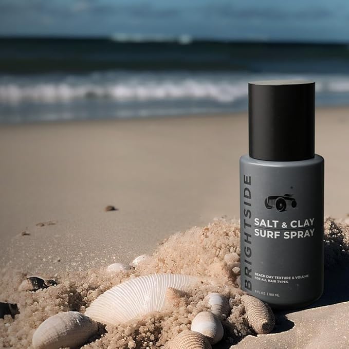 Salt & Clay Surf Spray - Hair Texturizing & Volumizing Spray - Salt & Clay, Silica, Witch Hazel, & Green Tea Blend - Beach Style Hair - For All Hair Types - Natural Ingredients (6oz)