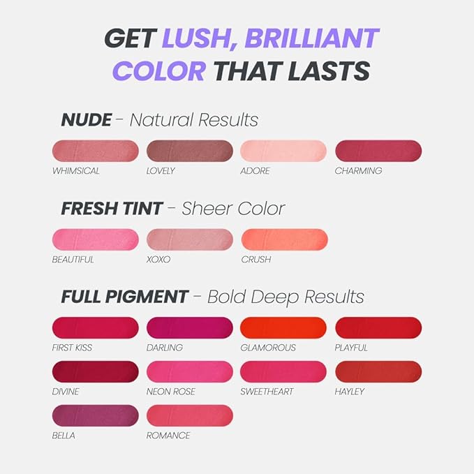 Wonderskin Wonder Blading Lip Stain Peel Off and Reveal Kit - Long Lasting, Waterproof Pink Lip Tint, Transfer Proof Natural Makeup Stain Kit (Crush)
