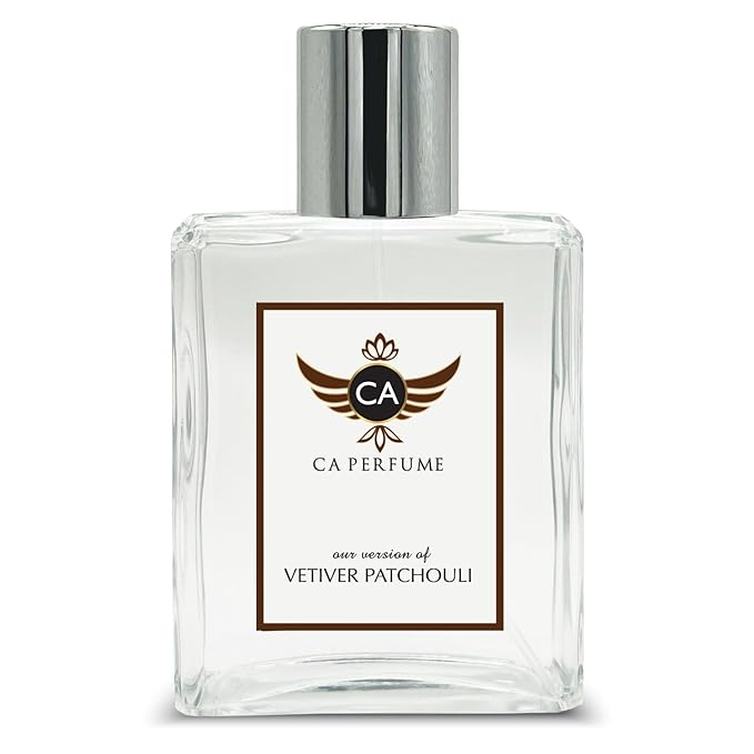 CA Perfume Impression of Vetiver Patchouli for Women and Men Eau De Parfum Woody Chypre Scent Long Lasting Unisex Fragrance Signature Scent for Day and Night Wear 3.4 Fl Oz 100ml