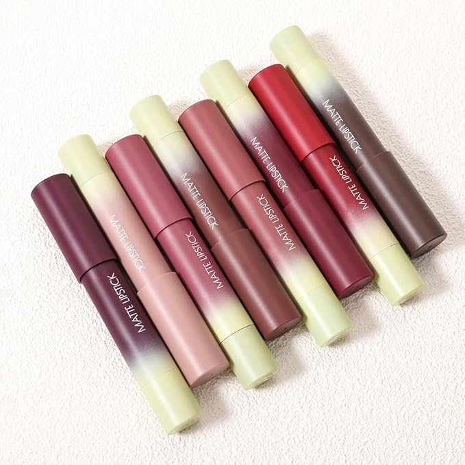 Matte Lip Lipstick Crayon Lip Liner Thick Pencil, High-Pigment Outline lips, Non-sticky Matte Velvet Texture, Waterproof & Smudge-Proof Longwear Pigmented, Fit for all tones 05#