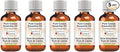 Greenwood Essential Pure Cassia Essential Oil (Cinnamomum Cassia) Steam Distilled (Pack of Five) 100ml X 5(16.9 oz)
