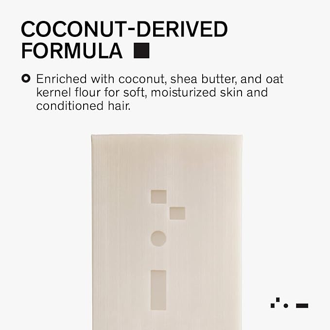 Bravo Sierra All-In-One Shampoo & Soap Bar for Men's Face, Hair & Body - White Vetiver & Cedarwood, 7 oz - Coconut, Shea Butter and Oat Flour for Soft Skin and Healthy Hair