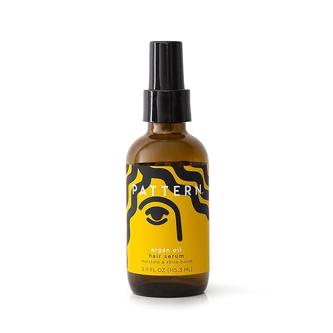PATTERN Beauty by Tracee Ellis Ross Argan Oil Hair Serum, 3.9 Fl Oz, Rich Moisture and Shine Boost for Curlies, Coilies and Tight-Textured Hair, 3a-4c